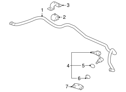 Lancer STABILIZER BAR & COMPONENTS