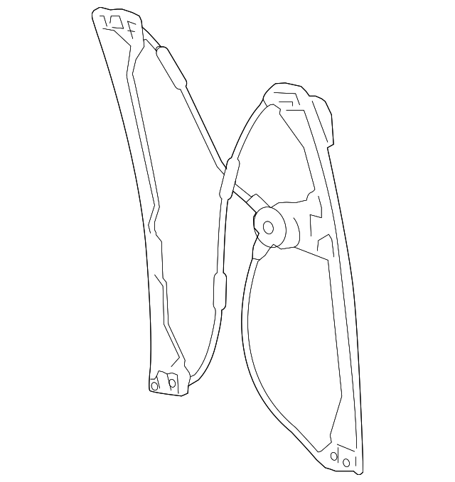 13290262 WINDOW REGULATOR, RIGHT