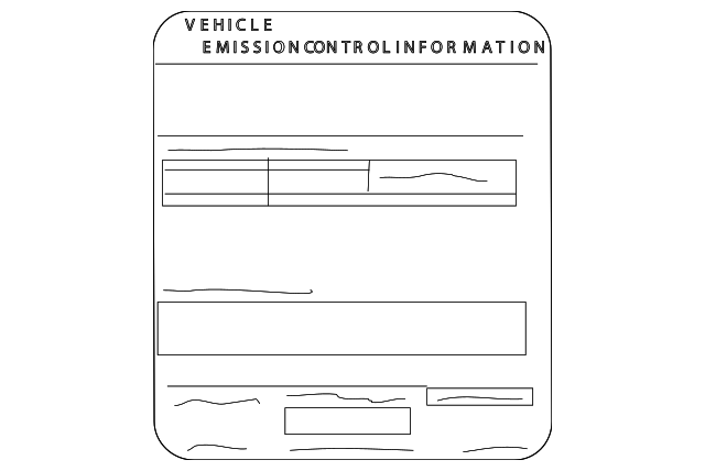 32450-3C582 EMISSION LABEL