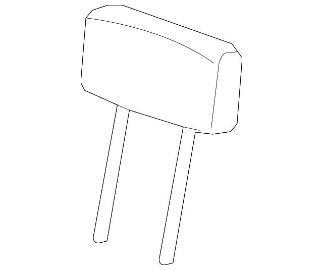 86480ZQ10A Деталь HEADREST, RIGHT