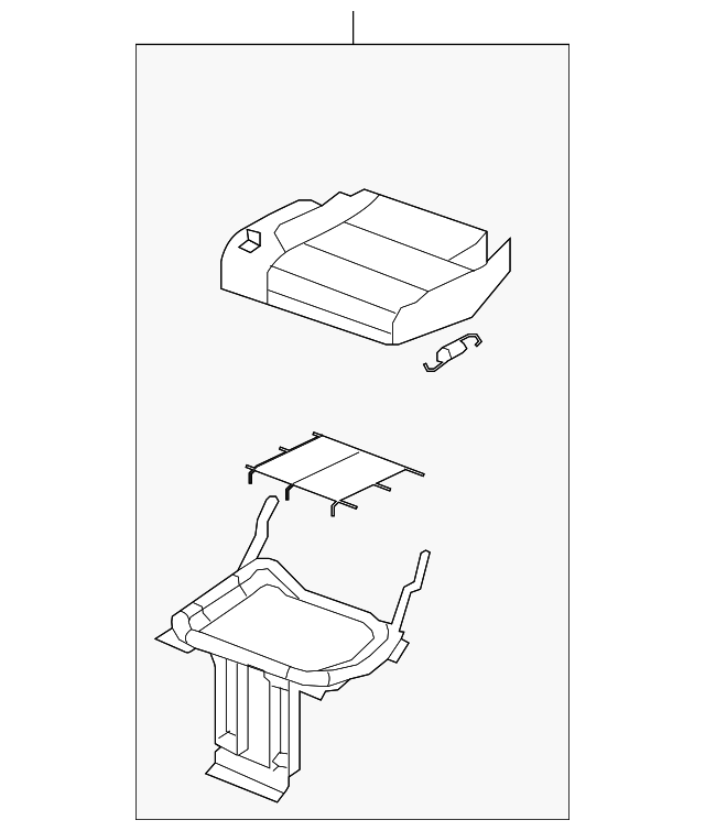 89300ZQ10A Деталь CUSHION ASSY, RIGHT