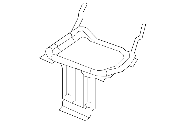 89301ZC31A Деталь CUSHION FRAME, RIGHT