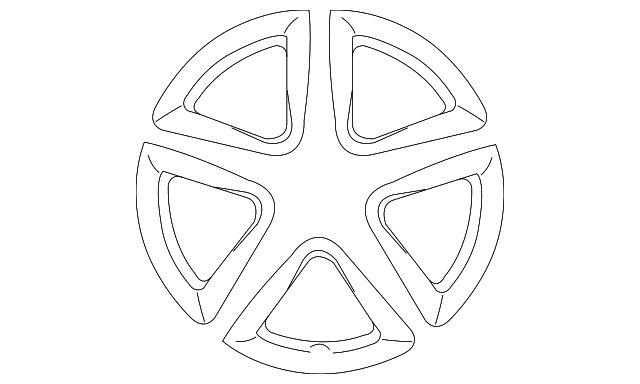 42611-21140 Деталь WHEEL, ALLOY