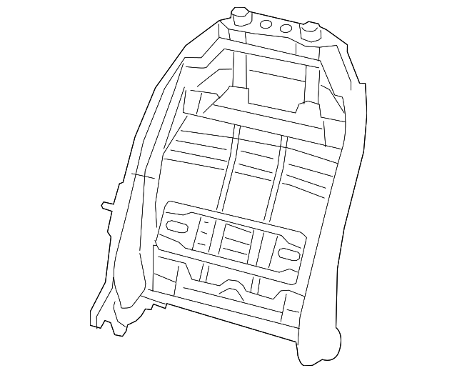 68104858AA Деталь SEAT BACK FRAME, RIGHT