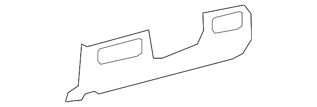 55046-0C080-C0 LOWER TRIM PANEL