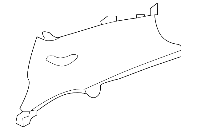 76934-3NA0A Деталь UPPER QTR TRIM, RIGHT