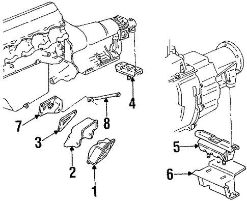 C2500 ENGINE & TRANS MOUNTING