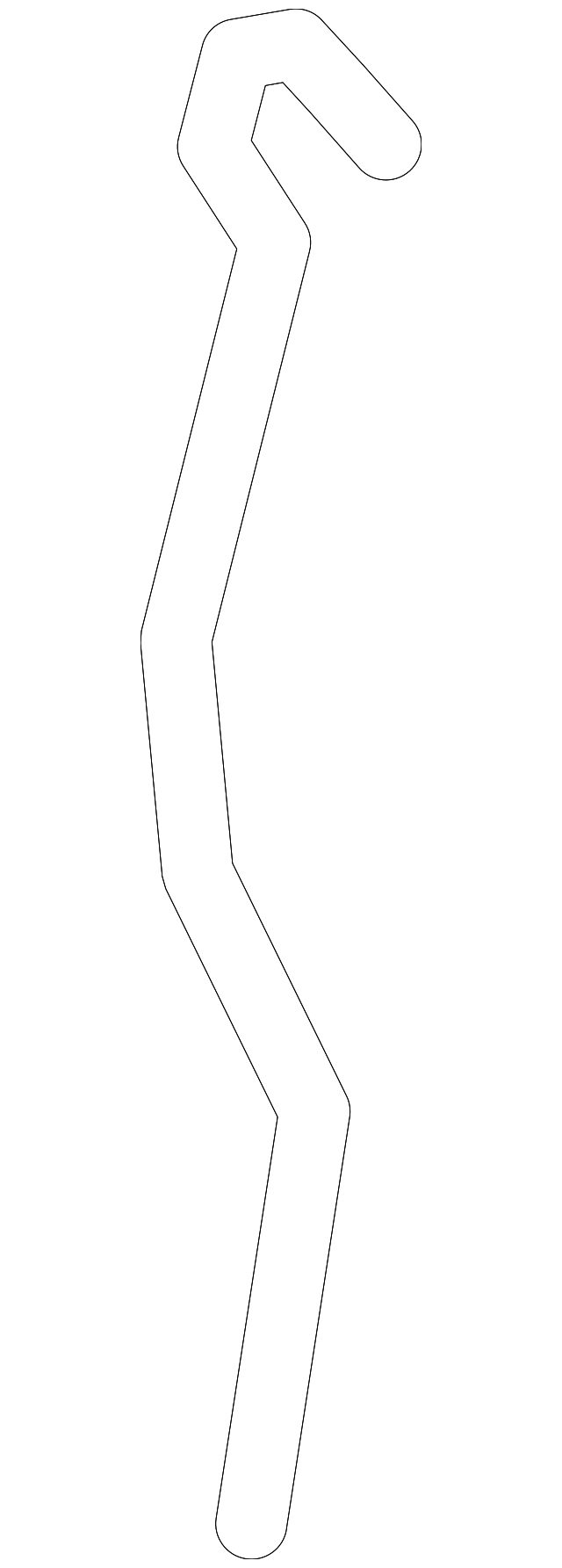 96846115 ROD, LEFT