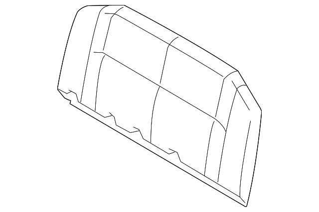 DC2Z-1666600-CA Деталь SEAT BACK COVER