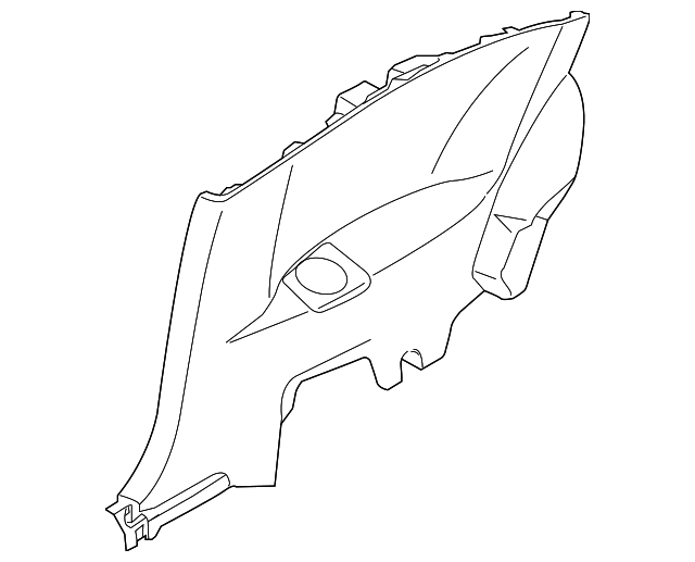 76900-JB00B Деталь LOWER QTR TRIM, RIGHT
