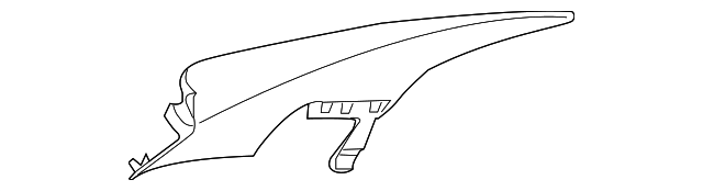 76934-ZX10A Деталь REAR TRIM, RIGHT