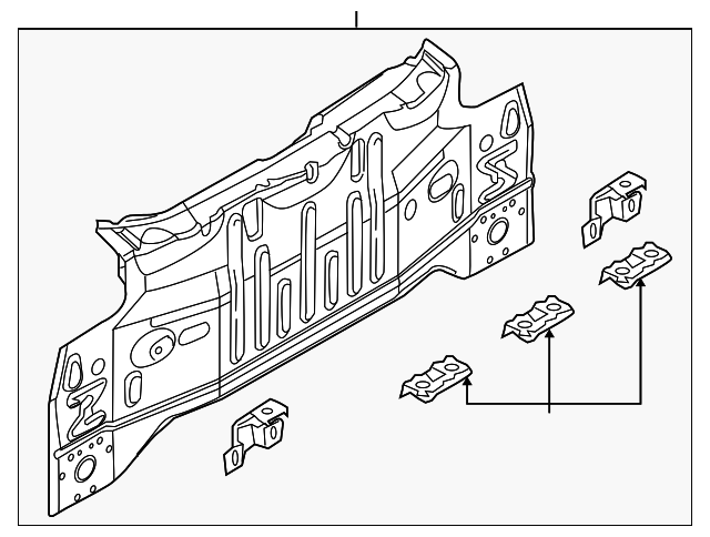 G9110-1EAMA Деталь REAR BODY PANEL
