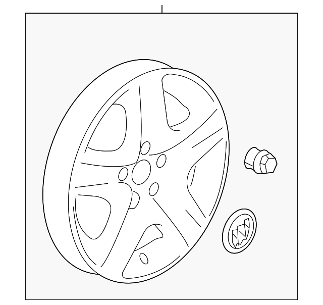 9598719 WHEEL COVER