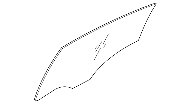 83420-A7020 Деталь MOVEABLE GLASS, RIGHT