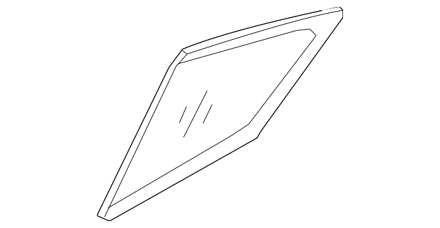83417-A7020 Деталь FIXED GLASS, LEFT