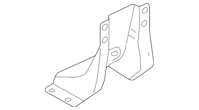 79133-1AA0A Деталь REAR BODY PANEL MOUNT BRACKET, LEFT