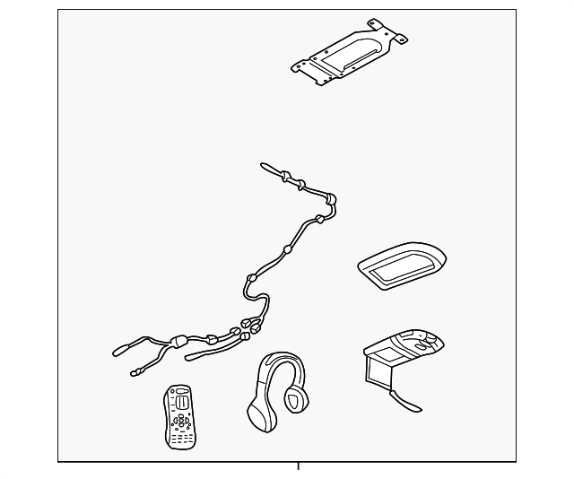 3L8Z19G323AA Деталь ENTERTAIN SYSTEM