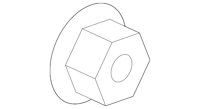 92216821 Деталь AXLE NUT, LEFT
