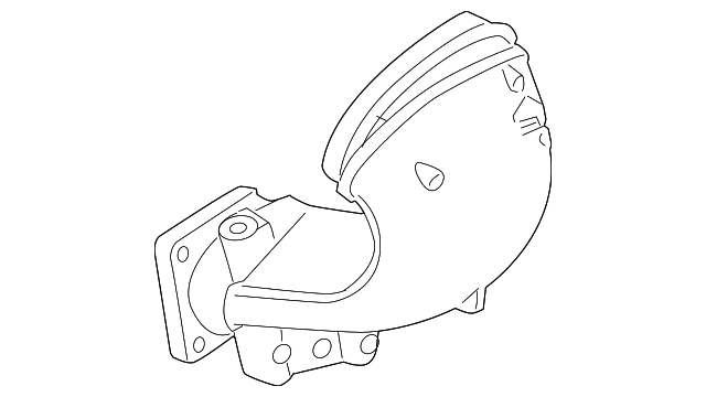 17-51-1-524-536 Деталь AIR DUCT, LEFT