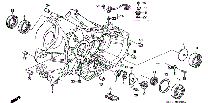NSX 5MT CLUTCH HOUSING