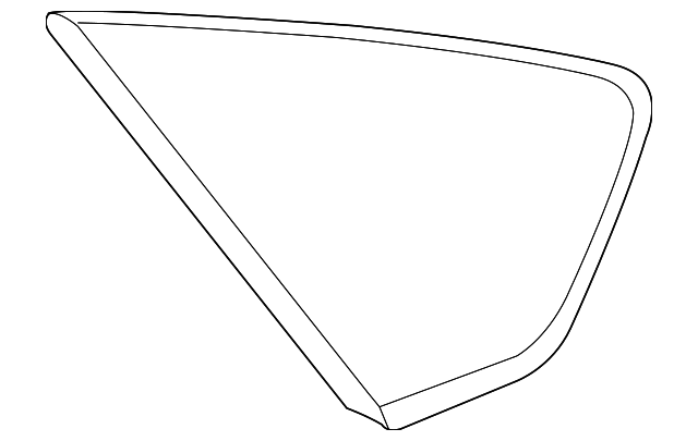 62710-47031 Деталь QTR GLASS, RIGHT