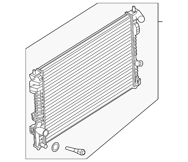 CB5Z-8005-A Деталь RADIATOR