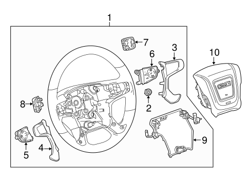 Sierra 3500 HD STEERING WHEEL & TRIM