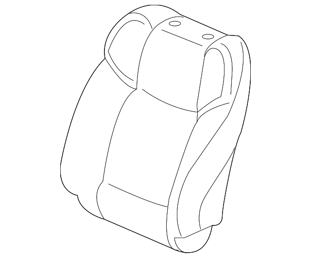 81121-TZ3-A51ZA Деталь COVER, R. FR. SEAT-BACK TRIM *YR464L* (L