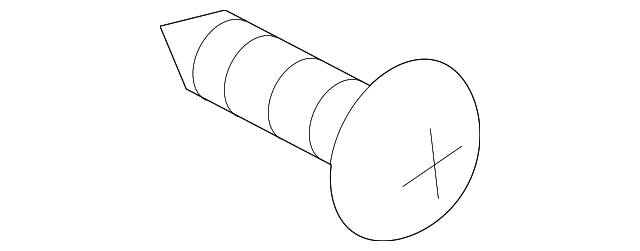 MF453080 DOOR TRIM PANEL SCREW, RIGHT