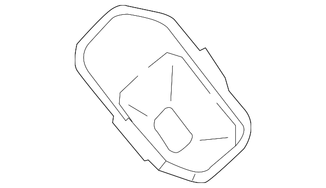 45186-0E020-C0 Деталь STEERING WHEEL HOLE COVER, RIGHT