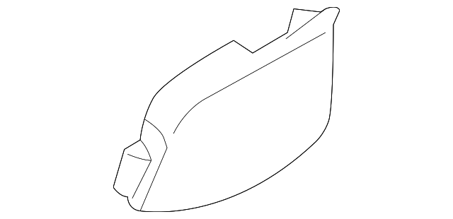 45187-0E020-C0 Деталь STEERING WHEEL HOLE COVER, LEFT
