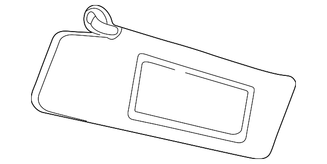 TF39DX9AH Деталь SUNVISOR, LEFT
