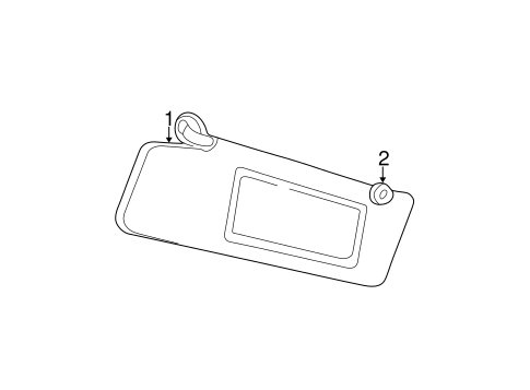 Sebring INTERIOR TRIM - ROOF