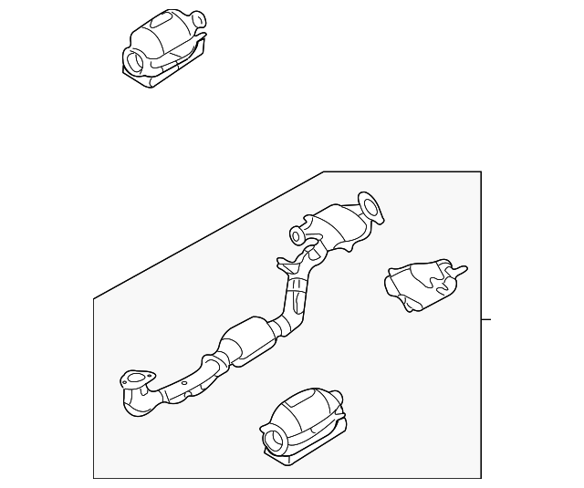 44101AE130 Деталь FRONT PIPE, LEFT