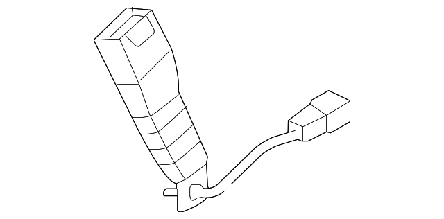 88840-2E500-J9 Деталь BUCKLE, RIGHT