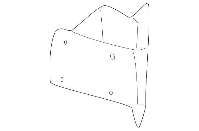 25653086 Деталь IMPACT BAR BRACKET, RIGHT