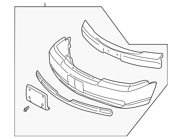 19245376 Деталь BUMPER COVER