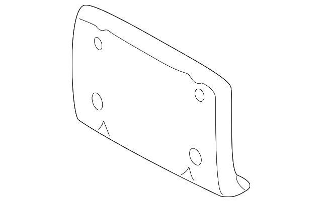 25653071 Деталь LICENSE MOUNT
