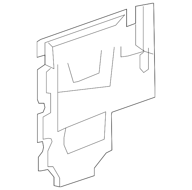 20790443 Деталь WATER DEFLECTOR, RIGHT