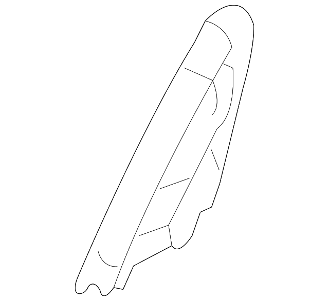 83840-3F010 Деталь UPPER MOLDING, RIGHT