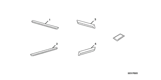 ACCESSORIES/ROCKER PANEL TRIM for 2003 Honda ELEMENT #1