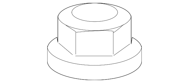 4611878J00 Деталь TOP NUT, LEFT