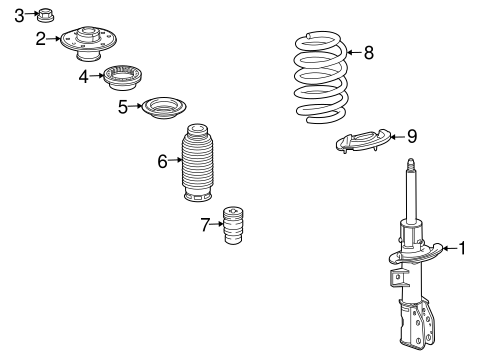 XL-7 STRUTS & COMPONENTS