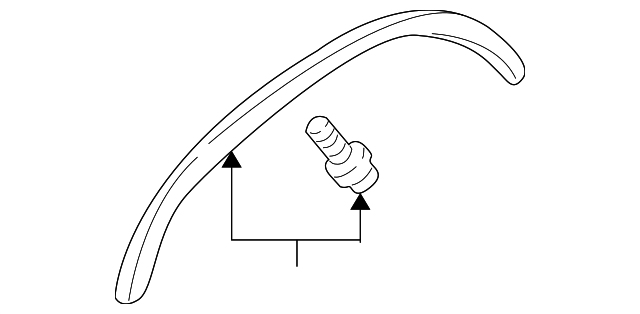 15033501 Деталь WHEEL OPNG MLDG, RIGHT