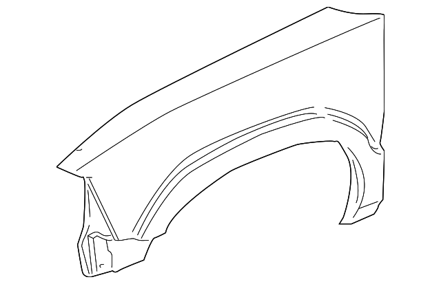 12472736 Деталь FENDER, RIGHT