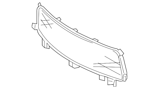 53112-53020 Деталь LOWER GRILLE