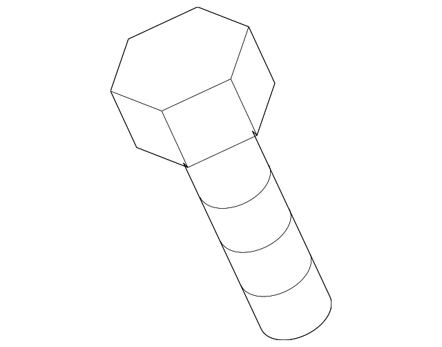 1376682Z00 Деталь AIR INLET ASSY BOLT
