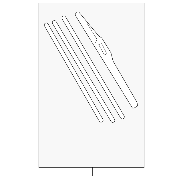 85212-42120 Деталь WIPER BLADE, RIGHT