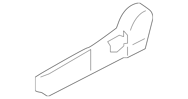 SU003-04361 Деталь OUTER COVER, LEFT