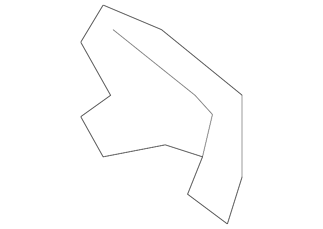 SU003-04352 Деталь OUTER COVER CAP, LEFT